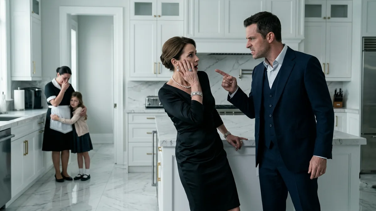 A Wealthy Stepmother Punished the Maid Until Her Husband Returned Home