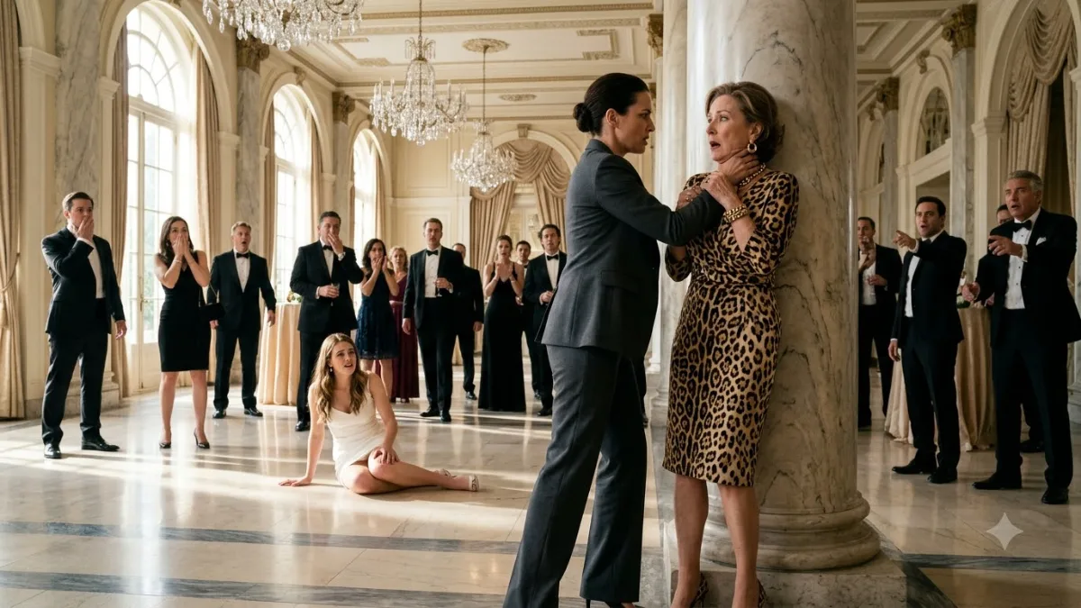 Arrogant Matriarch Brutally Assaults Young Guest At Grand Ballroom Gala