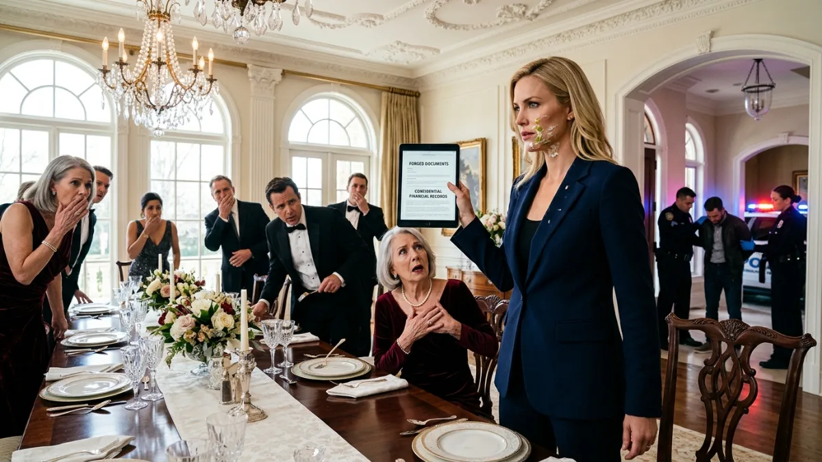 Arrogant Matriarch Humiliates Heiress At Dinner Before Explosive Arrest