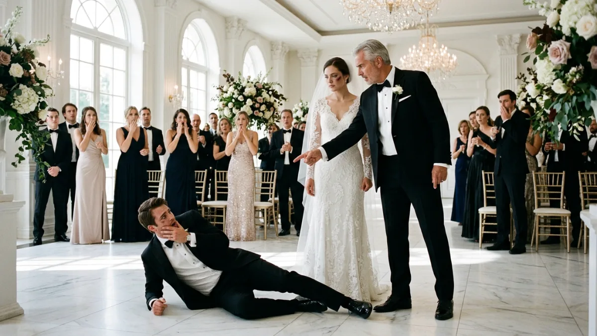 Bride With Bruises Stops Father From Canceling Wedding