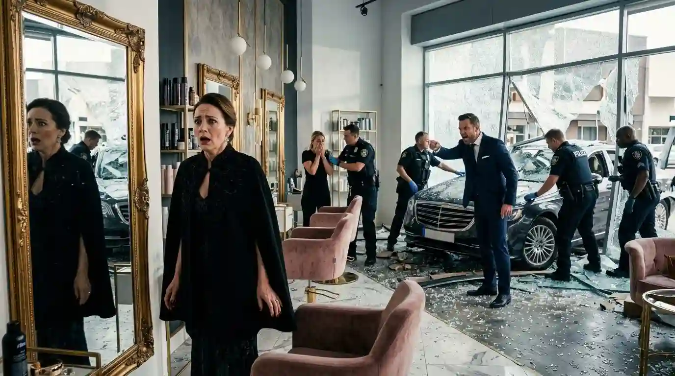 Arrogant Salon Customer Brutally Attacks Undercover Billionaire Before Car Crash And Police Raid