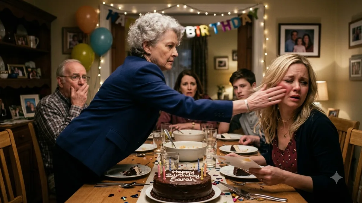She Disowned Her Mother At Dinner Until A Secret Card Made Her Tremble