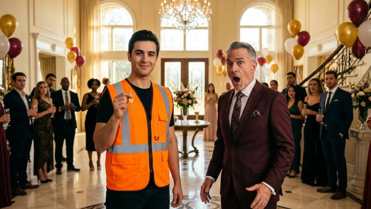 The Delivery Driver Who Owned the Mansion
