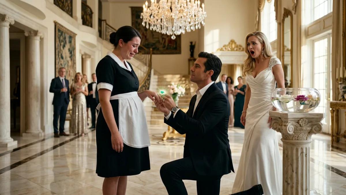 The Rich Heiress Humiliated The Maid Until Her Husband Walked In